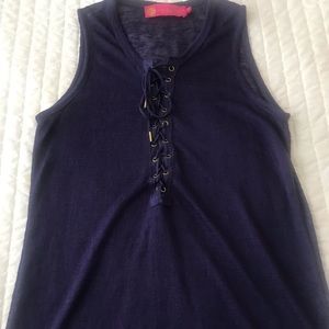 EUC Lace Up Tank Top